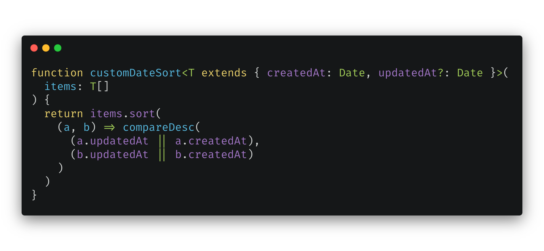 Advanced Generics helps to make functions requirements more explicit and flexible.