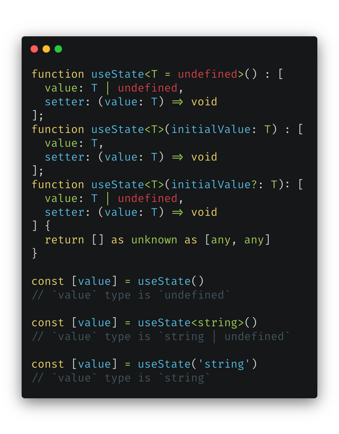 Function overloads and Generics helps make functions more flexible.